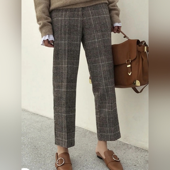 Merona comfy ankle plaid pants for women size 6 - Picture 7 of 7